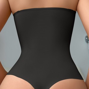 <span class=keywords><strong>Body</strong></span> sculptant gainant ventre plat sans couture avec bordure léopard, grande taille, ajouré, respirant, bretelles réglables, maintien ferme - Product Image 3