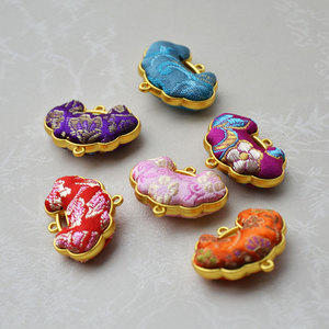 Song Brocade Ruyi Lock Charms Zinc Alloy Handmade Pendant Gift <b>Keychain</b> Accessory Spring 2025 Lianyungang - Product Image 2