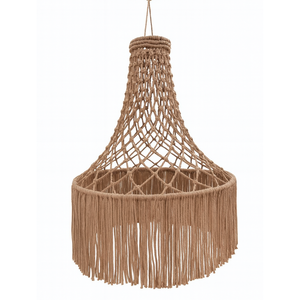 Décoration murale de luxe en <span class=keywords><strong>macramé</strong></span> tressé à plusieurs niveaux, style Art Déco, avec pompons, pour intérieurs à plafonds hauts – Idéal comme cadeau de pendaison de crémaillère - Product Image 5