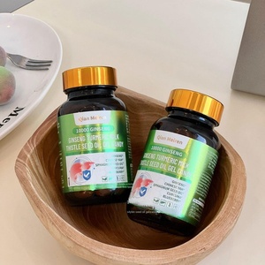 Ginseng Kurkuma Silybin Samen öl Gel Gesunde Gummibärchen (zuckerfreier Typ) Vegane Kräuter ergänzungen verbessern die Immunität Erwachsener - Product Image 3
