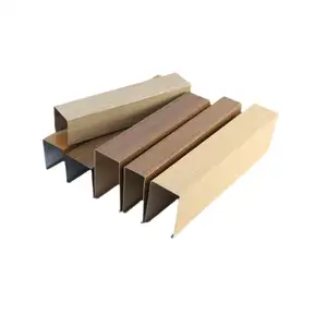 Fireproof Decorative Wooden False Baffle Ceiling