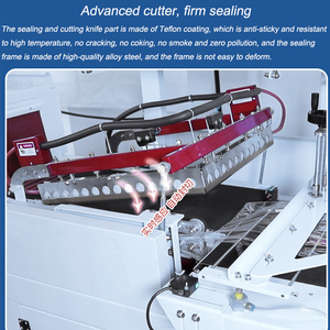 Sellador de barra L comercial, sellado lateral, túnel de calor, máquina de envoltura retráctil, caja de Cd, <span class=keywords><strong>libro</strong></span>, caja de cartón, máquina de envoltura de túnel retráctil - Product Image 3
