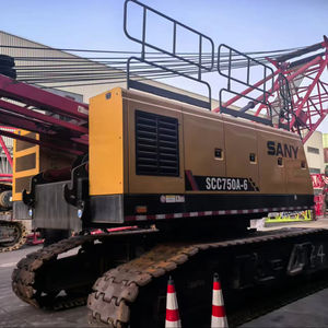 Grue sur chenilles SANY SCC750 d'occasion de 75 tonnes pour la construction portuaire, utilisée au Vietnam, se vend très bien - Product Image 1