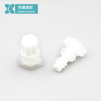 Vente chaude 5mm Diamètre Bébé Nourriture En Plastique Bec Cap LW053 Yorker Twist Cap Stand up Pouch Bec avec Bouchon À Vis