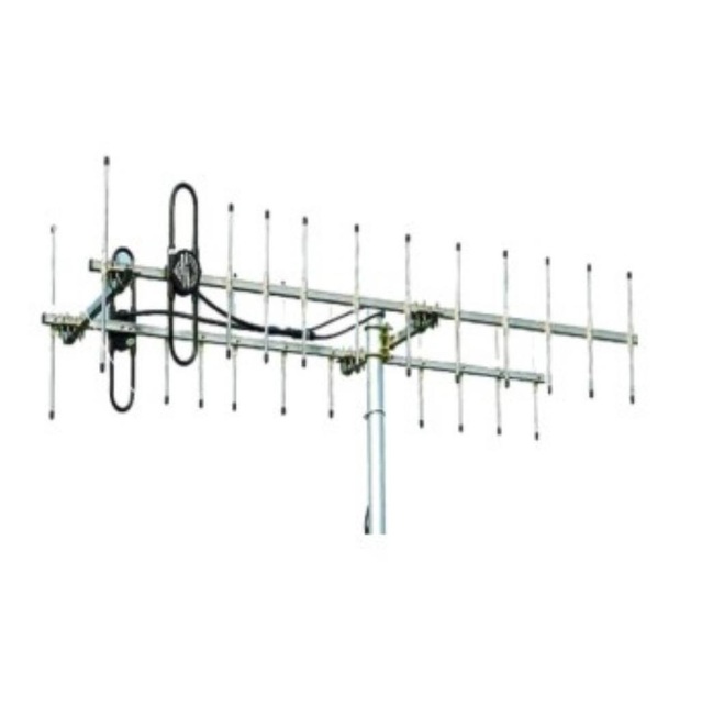 2 Rows 12 Elements 330~390 MHz 400-480MHz UHF Yagi Antenna 16.5dBi Outdoor Directional Base Antennas N Female for GMRS DAS IBS