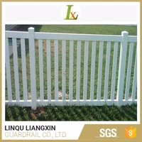 Clôture décorative de jardin en plastique écologique, mini clôture blanche anti-UV, bordure de pelouse, modélisation 3D, 4 pieds x, vente en gros à prix abordable