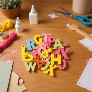 ILAN Lettere in Legno 25mm 26 Pezzi Accessorio per Artigianato - Product Image 2