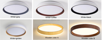 Éclairage mince acrylique de plafonniers de forme de montage d'encastrement moderne superbe de 5cm Chine pour la chambre à coucher