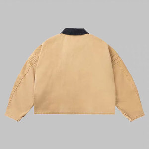 Custom <strong>Canvas</strong> <strong>Jacket</strong> High Quality 400gsm 100% Cotton Distressed <strong>Canvas</strong> Work <strong>Jacket</strong> Winter Heavyweight Coat Men's Work <strong>Jackets</strong> - Product Image 4