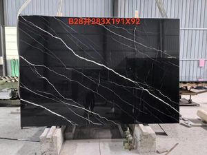 Lastre di Marmo Nero Marquina di Lusso per Piani di Lavoro e Rivestimenti Murali - Product Image 4
