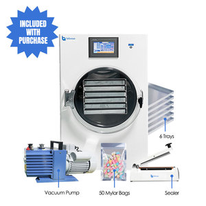 Laboao 8kg 10kg真空凍結乾燥機6トレイ家庭用フルーツ凍結乾燥機食品用 - Product Image 1