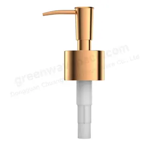 24/410 28/400 Chuangsheng factory wholesale multi finish black color zinc alloy bathroom non spill penis hand lotion pump