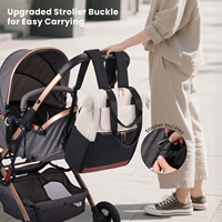 LOVEVOOK Sac à langer multifonctionnel pour bébé Sac à dos de voyage pour maman papa Sac à dos portable pour bébé Sac à langer avec station à langer