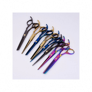 Ciseaux de coiffure professionnels Golden Dragon Corée pour lavage et coupe de cheveux, avec support de rangement 1 sac - Product Image 4