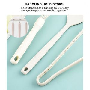 Wholesale Food Grade BPA-Free Silicone Baking Cooking Utensils <b>Set</b> Heat Resistant Nonstick Kitchen Cookware Spatulas Gadgets - Product Image 5