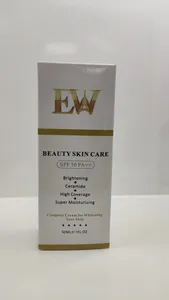 Crema completa superhidratante de alta cobertura para blanquear la piel, protector solar y loción y crema facial iluminadora