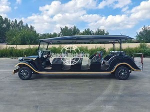 Carro de Golf Eléctrico Clásico de 4 Ruedas Motrices, 5-6 Plazas, Económico y Duradero, Modelo RC-03 72V 5KW 30-40km/h Q235B - Product Image 4