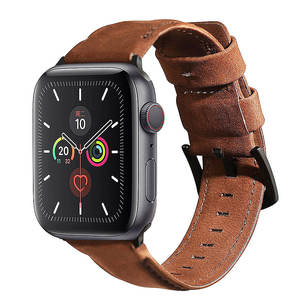 <span class=keywords><strong>Bracelet</strong></span> en cuir véritable mat d'affaires pour <span class=keywords><strong>Apple</strong></span> <span class=keywords><strong>Watch</strong></span> Series 8 Ultra 1 2 3 4 5 6 7 <span class=keywords><strong>Bracelet</strong></span> pour <span class=keywords><strong>bracelet</strong></span> Iwatch - Product Image 1