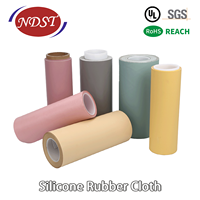 NDST Tela Ignífuga Resistente a Altas Temperaturas con Revestimiento de Silicona, Aislante de Bajo Voltaje de 6 KV, Montaje Superficial NDST-SB110-T10 ROHS