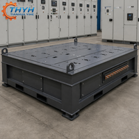 Base de Soporte para Transformador de Potencia Soldada a Medida, Acero Q235/Q355 Galvanizado en Caliente, ISO 9001, Pintura Anticorrosión, OEM/ODM