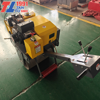 Machinerie de construction, mini-compacteur de 2 tonnes, 3 tonnes, 4 tonnes, 5 tonnes, diesel ou essence, rouleau compresseur routier, rouleau à asphalte à conduite assis avec pneus en caoutchouc