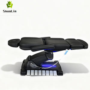 <span class=keywords><strong>Table</strong></span> <span class=keywords><strong>de</strong></span> <span class=keywords><strong>massage</strong></span> électrique moderne à 4 moteurs en cuir PU réglable pour salon <span class=keywords><strong>de</strong></span> beauté - Product Image 5