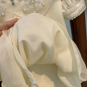 Nuevo Vestido Cheongsam Retro de Verano para Niñas, Estilo <span class=keywords><strong>Qi</strong></span> <span class=keywords><strong>Pao</strong></span>, 200 Modelos Dulces Chinos, Manga Corta, Estampado de Dibujos Animados, de Lana, 3 Conjuntos, Corte en A - Product Image 5