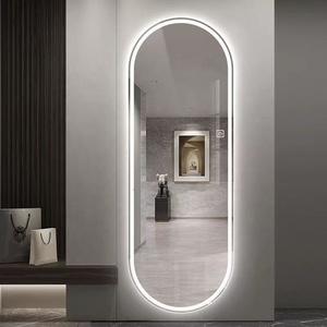 Miroir intelligent pleine longueur mural avec interrupteur tactile LED, sans cadre, durable, pour salles de bain et hôtels - Product Image 4