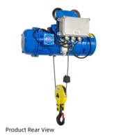 Nouvelle palan électrique à câble métallique antidéflagrant de 3 tonnes, durable, avec protection IP55 et télécommande, pour usage industriel chimique