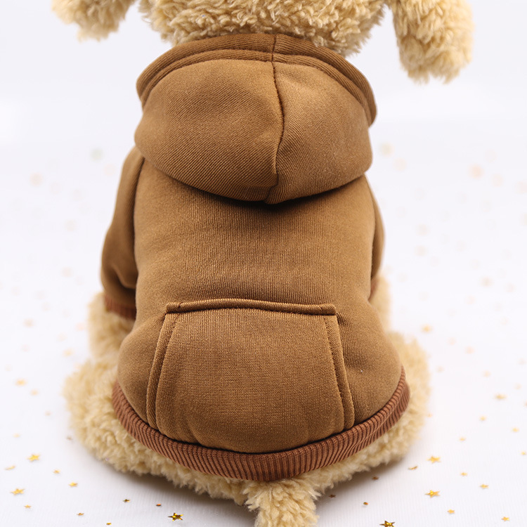 Coffee color pocket sweatshirt