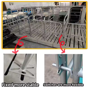 Gran oferta, bolígrafo de gestación de cerda galvanizado con alimentador para casa de cerdo, corrales de gestación de Cerda, cajas para cerdos - Product Image 3