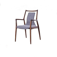 Table à thé de réception en bois massif chaise accoudoir nouvelle chaise de loisirs en frêne nordique chinois pour ensembles de salle à manger meubles de maison appartements