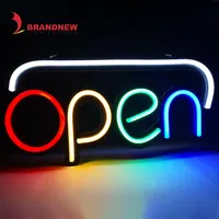 Brandnew bar sinal de néon aberto frente de loja do sinal de néon
