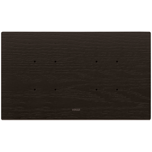 Cubierta para Interruptor de Pared Vimar 5MBS, Placa 2+Blanco+2, Acabado en Madera Wenge - Product Image 1