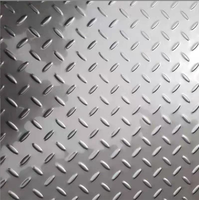 Tapis antidérapant en acier inoxydable soudé SUS304/SUS316L, série 300/400, motif losanges 5 barres, prix usine