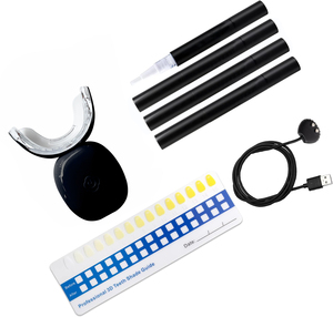 Kit Sbiancante per Denti con 32 LED Approvato CE, Gel Senza Perossido, Ricaricabile Wireless, Confezione Regalo di Lusso, Uso Domestico Sicuro RIJIE <span class=keywords><strong>SMILE</strong></span> - Product Image 2