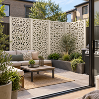 Panneaux de brise-vue pour balcon en matériau WPC, écran décoratif composite pour l'extérieur, adapté aux appartements australiens, terrasses et maisons mitoyennes