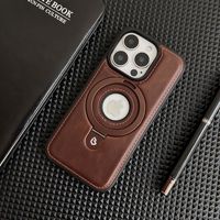 Étui de téléphone magnétique haut de gamme pour homme, en cuir, résistant aux chutes, pour iPhone 14/13/15/16/17 Pro Max