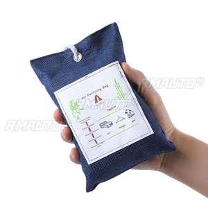 Lot de 6 sacs purificateurs d'air au charbon de bambou activé, éliminateur d'odeurs et de moisissures, déshumidificateur pour voitures, placards, salles de bain et zones pour animaux de compagnie - Product Image 6