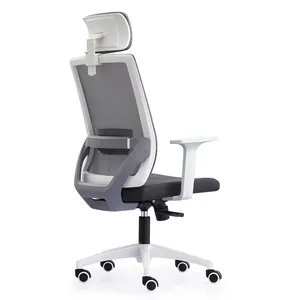 Недорогой высококачественный поворотный сетчатый офисный стул с фиксированным подлокотником, компьютерное кресло с высокой спинкой, стул для школы и встреч