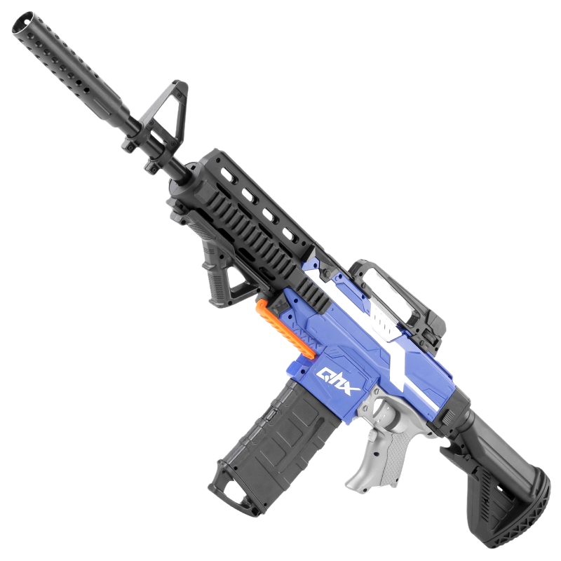 Пистолет с мягкими пулями, детский игрушечный пистолет на батарейках, пластиковый пистолет с мягкими пулями m416