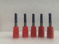 Fraises en bout CNC à 4 cannelures de haute qualité HRC65 fraisage au carbure pour le traitement des métaux avec revêtement personnalisable OEM