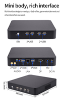 Ordinateur de bureau Openciaw Ai PC 4K Core I3 12e génération I5 12400 I3 12100 USB 3.0 GHz HD DP double écran Win10/11 DDR4 NVME Micro