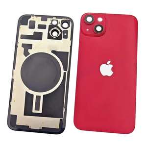 Carcasa Trasera con Soporte Metálico y Lente para iPhone 14 Plus Rojo - Product Image 1