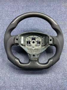 <span class=keywords><strong>Volant</strong></span> en Fiber de carbone personnalisable 2008 avec cuir perforé pour <span class=keywords><strong>Peugeot</strong></span> 206 <span class=keywords><strong>208</strong></span> 308 407 - Product Image 2