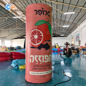 Model kaleng tiup raksasa kustom dengan balon botol minuman tiup lampu LED untuk promosi - Product Image 2