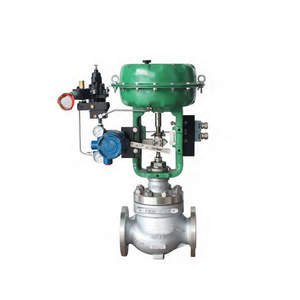 Válvula de vapor de 3 vías COVNA a prueba de fugas de acero inoxidable SS304 316 con posicionador de 4-20mA y actuador neumático de diafragma para válvulas de globo - Product Image 2