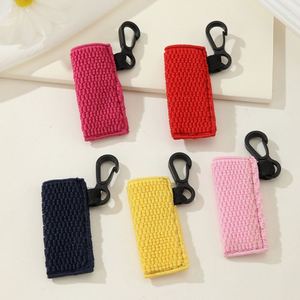 Best-selling Knitted Lipstick Bag <b>Keychain</b> Perfume Lip Balm <b>Keychain</b> - Product Image 1
