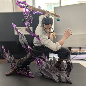 Figuras de Anime de Una Pieza, Juguetes de Postura de Combate DE <span class=keywords><strong>LA</strong></span> Cumbre de Batalla Decisiva, Dracule Mihawk, 35cm, Nuevo - Product Image 5