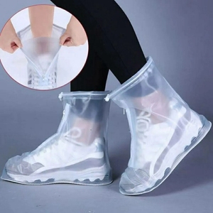 1Pair Waterproof Shoe <b>Cover</b> Unisex Shoes Protectors Rain <b>Boots</b> for Indoor Outdoor Rainy Reusable Quality Non-slip Shoe <b>Cover</b> - Product Image 1
